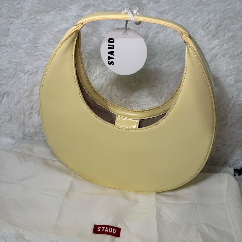 STAUD Cream Shoulder Bag 🌙